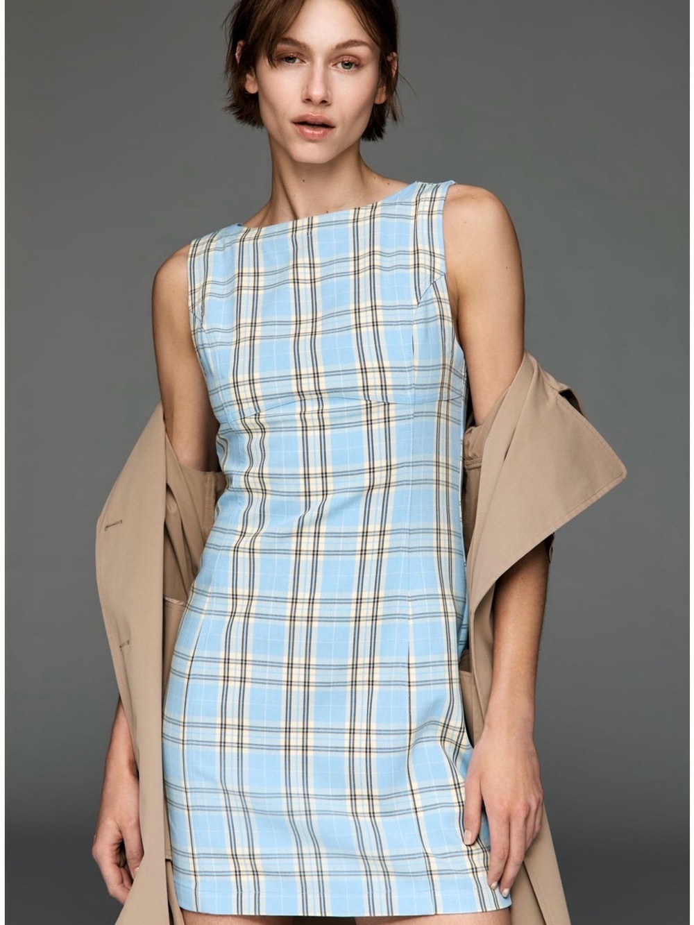 Pilcro Percie Plaid Minidress XL Anthropologie